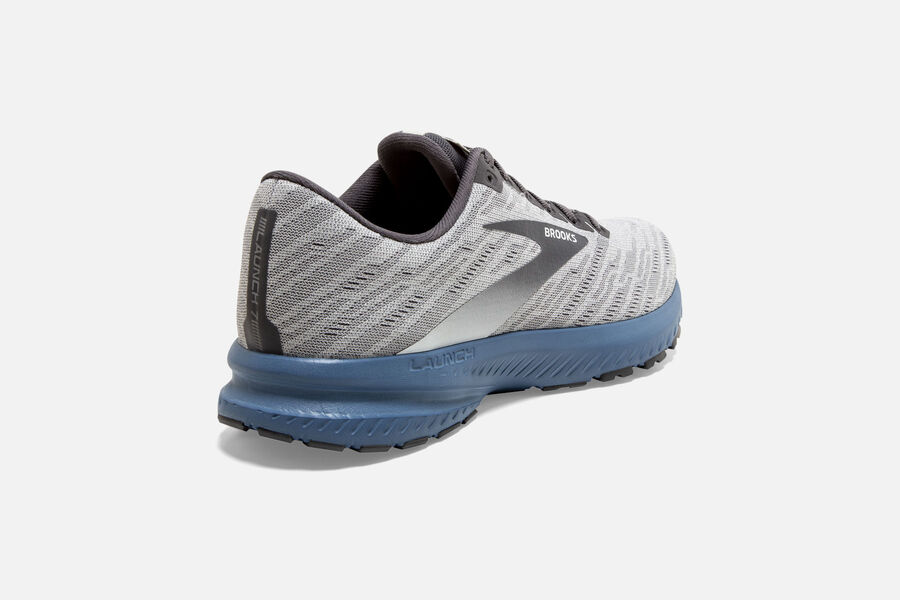 Brooks Launch 7 Road Running Shoes - Mens - Grey - EO6270894